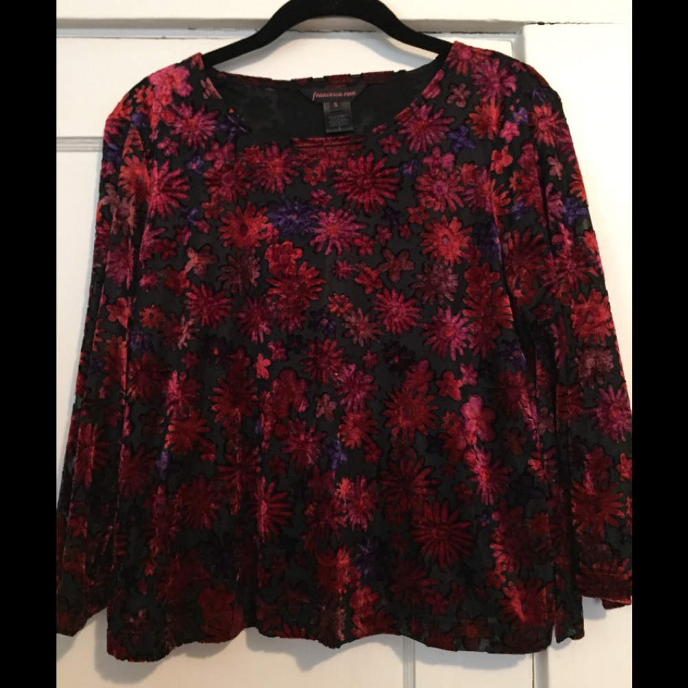Women’s flowered top